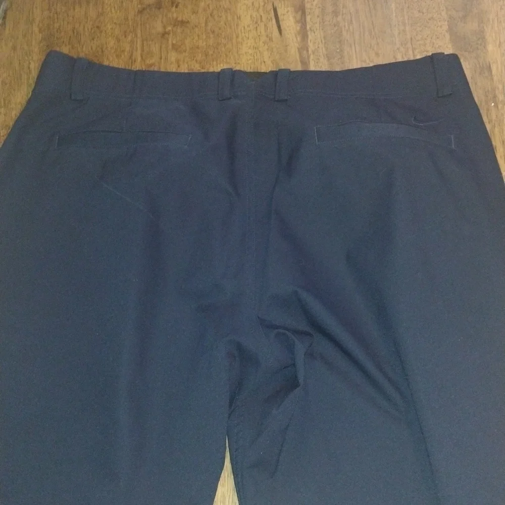 Nike Dri Fit Dress Athletic Navy Blue Pants 36x32